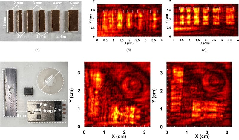 The UTD imaging chip accurately imaged hidden devices